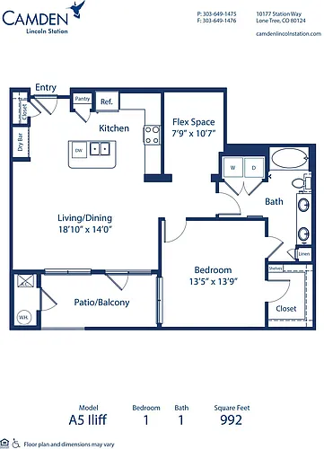 Floor plan Iliff