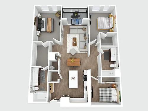 Floor plan B21 Den