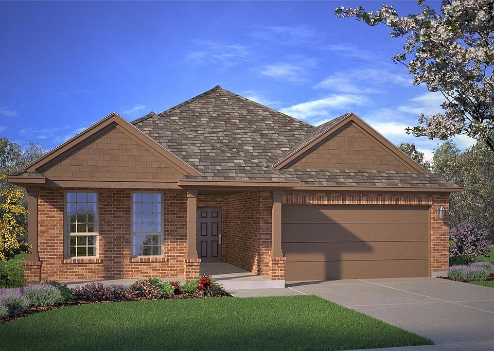 D.R. Horton's Portales floorplan, elevation I. All Home and community information, including pricing, included features, terms, availability and amenities, are subject to change at any time without notice or obligation. All Drawings, pictures, photographs, video, square footages, floor plans, elevations, features, colors and sizes are approximate for illustration purposes only and will vary from the homes as built.
