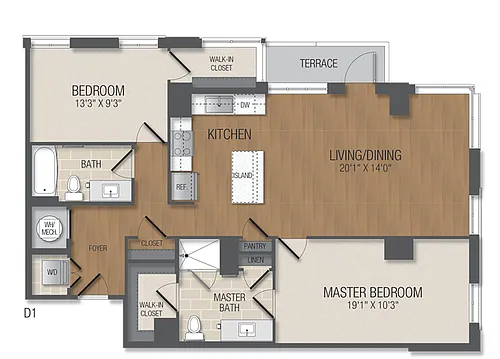 Floor plan B1