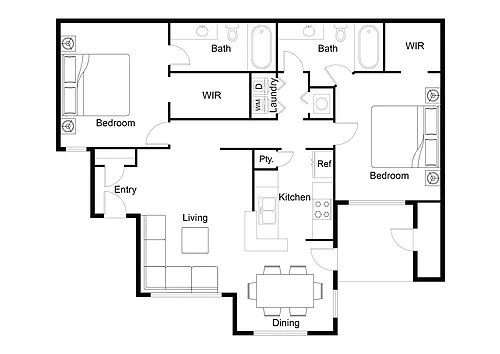 Floor plan The Magnolia