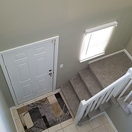 Private front door entrance