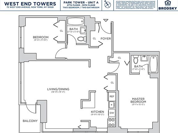 2nd image of 75 W End Ave APT P33a