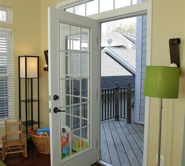 To the deck