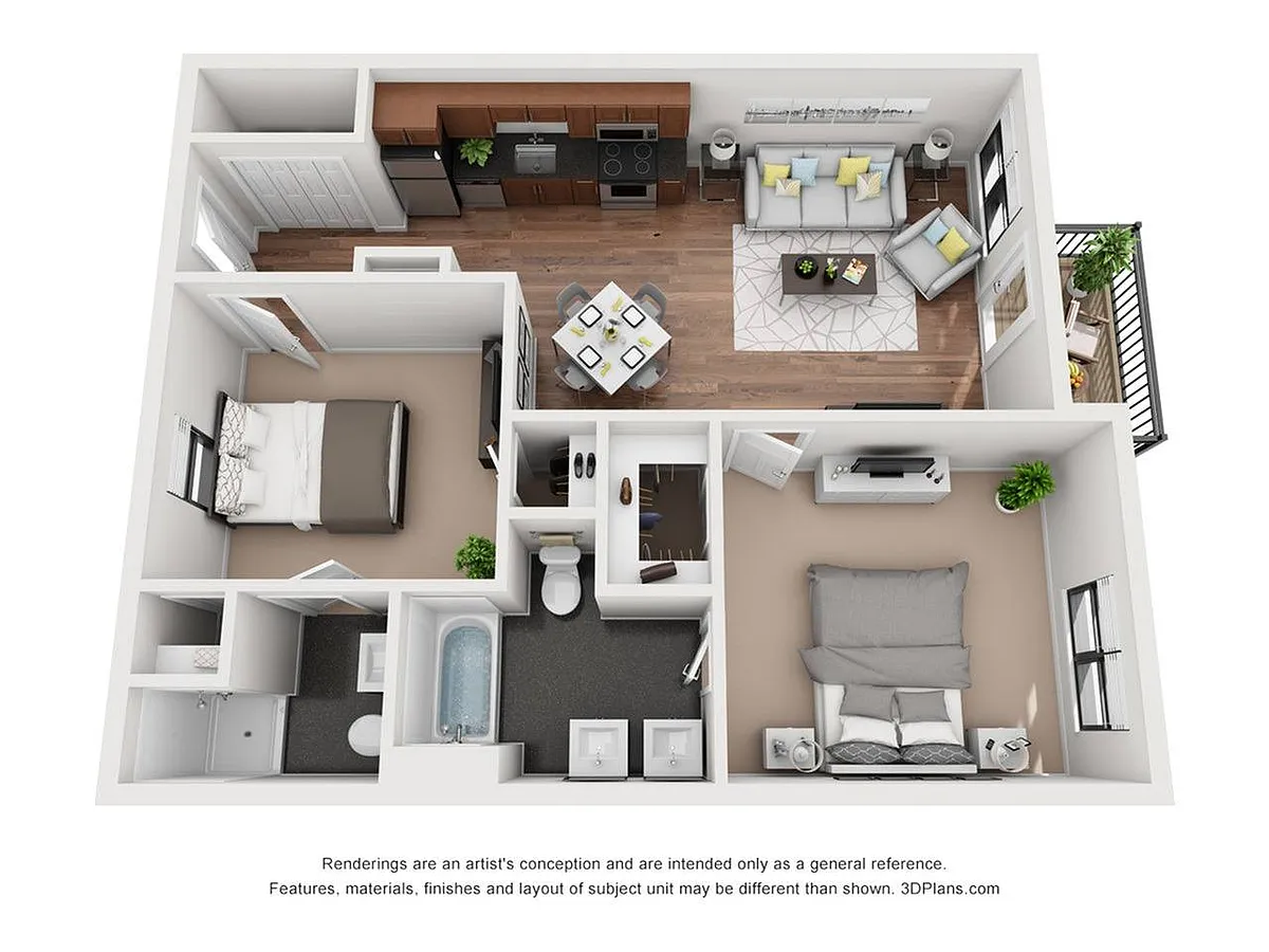 Floor plan The Volunteer