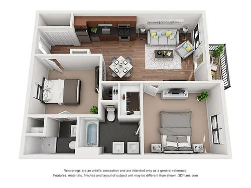 Floor plan The Volunteer