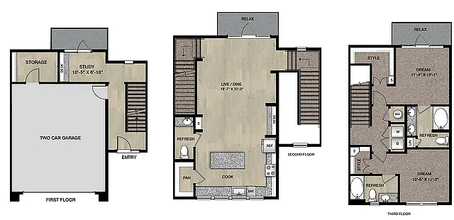 Floor plan TH1