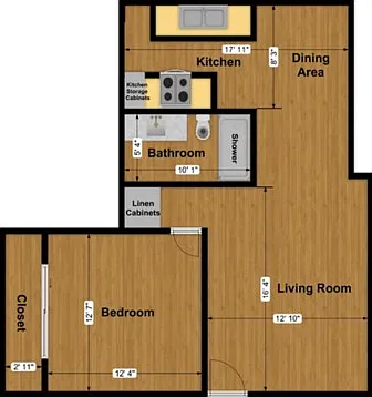 1 bed, 625 sqft, $1,800 — Photo 2