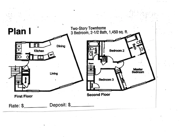 3-Bedroom 2.5-Bathroom Two-Story Townhome 3-Bedroom 2.5-Bathroom Two-Story Townhome