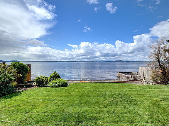 waterfront back yard