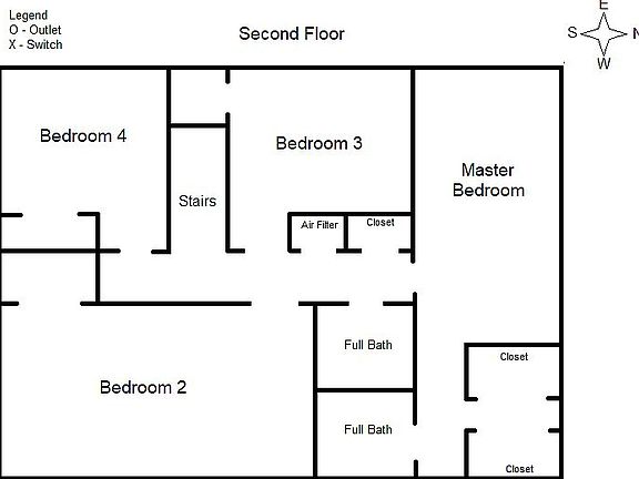 Second Floor Layout