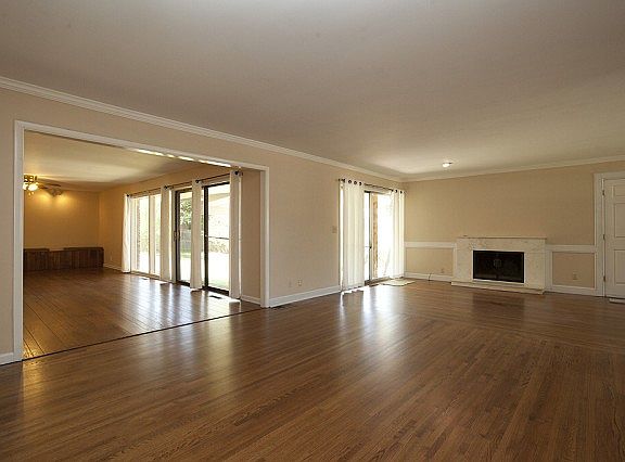 View of family room from living room