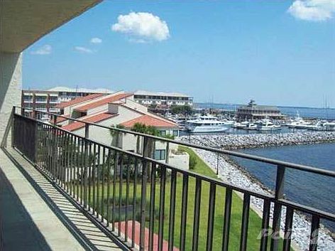 View of Palafox Pier & Marina from 406 balcony