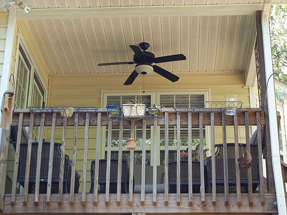 Private Covered Back Porch