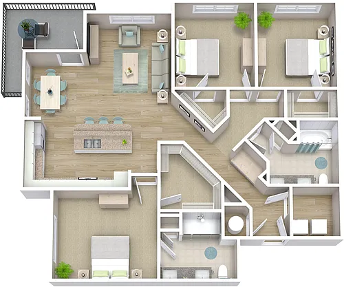 Floor plan C1
