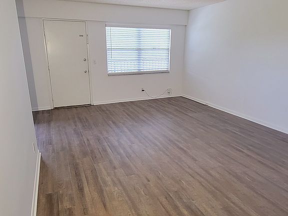 front door and living room