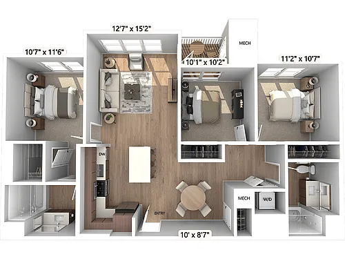 Floor plan C3AVL-C3AM