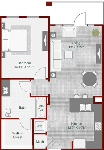 Floor plan A2-2-A