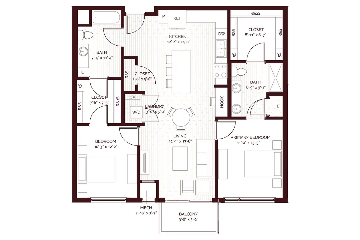 Floor plan Santorini