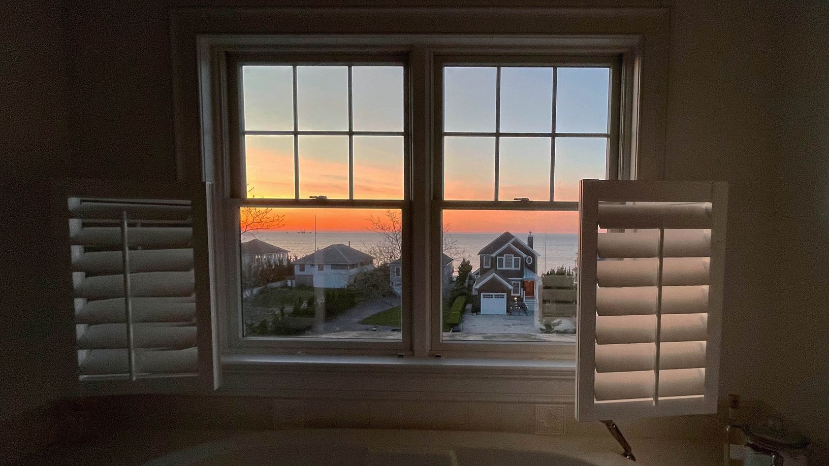  Sunset views from primary bathroom