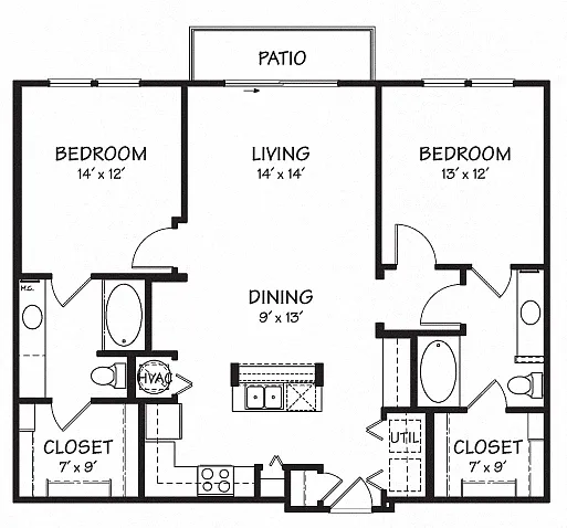 Floor plan Two B