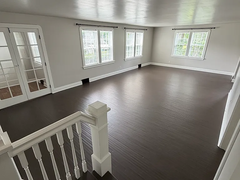 Living Room view from the stairs landing