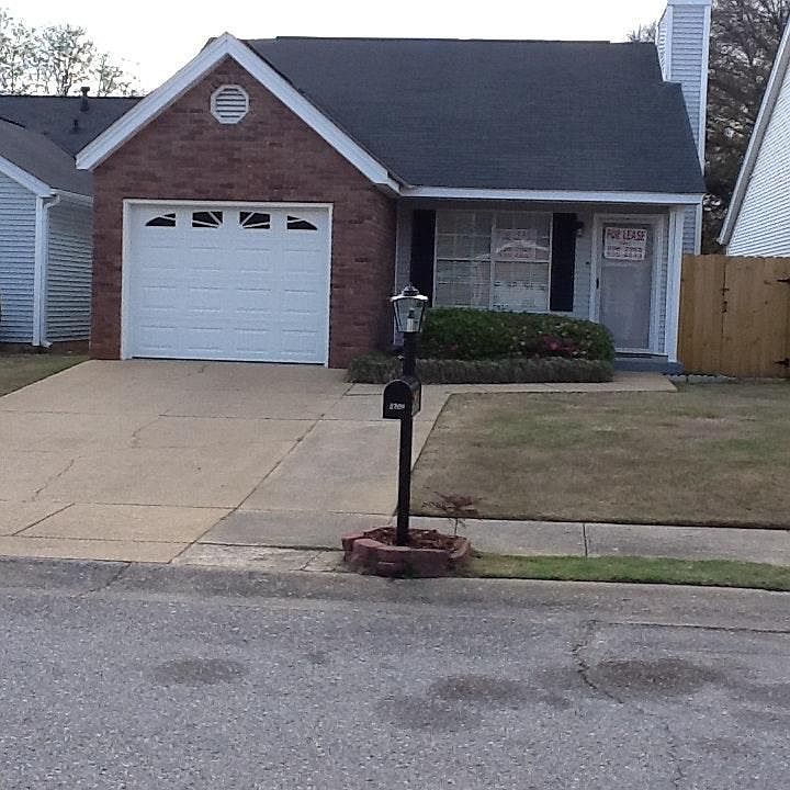 Front view of house