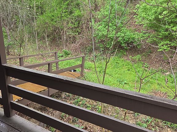 View from deck