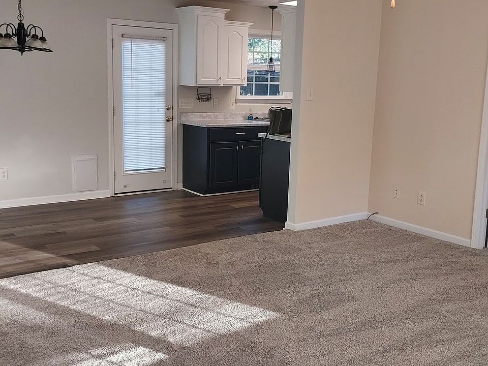 living room and eating area