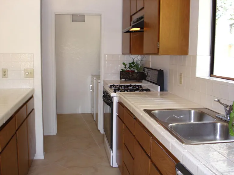 kitchen and pantry/laundry