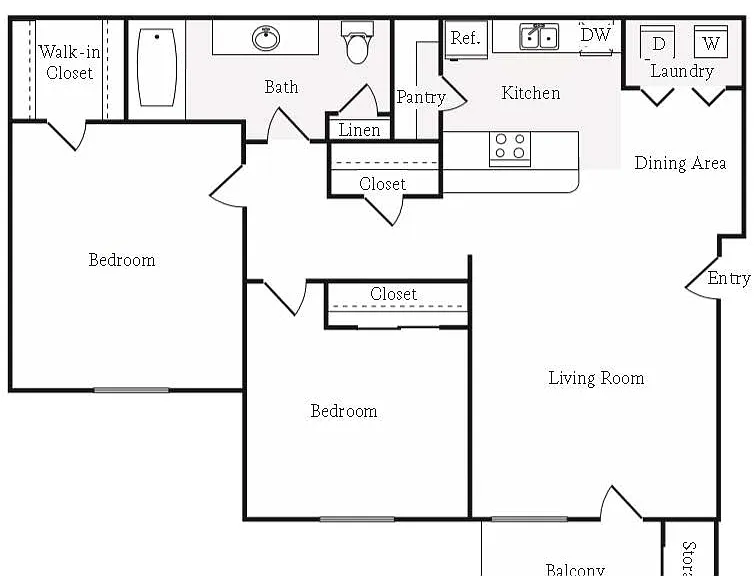 B1 Floorplan Layout B1 Floorplan Layout