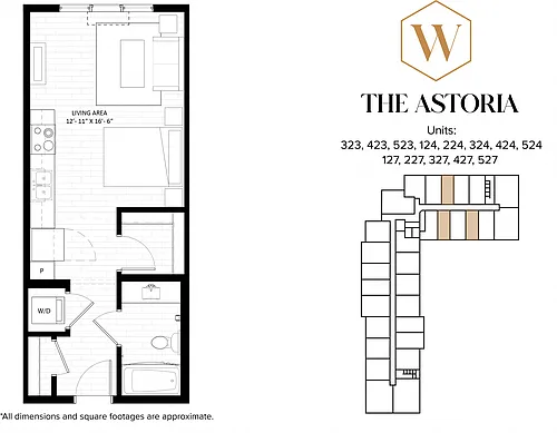 Floor plan The Astoria