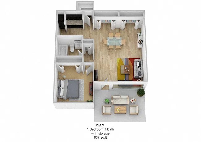 Floor plan Miami