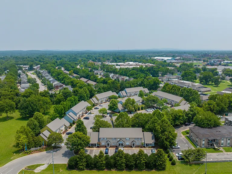 Aerial view of the community
