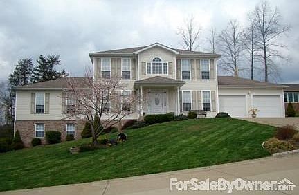 Home is seated in a peaceful cul-de-sac