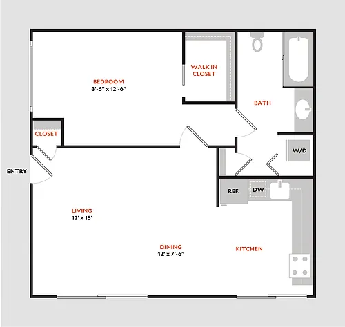 Floor plan Plan 1AR