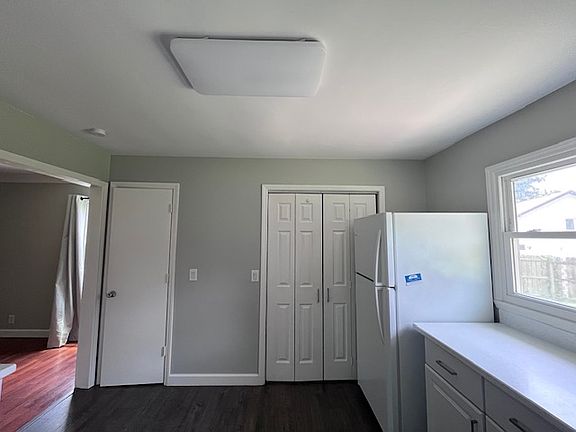 laundry room and pantry doors in the kitchen