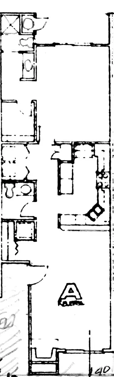 Floor plan one bedroom
