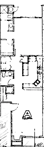 Floor plan one bedroom