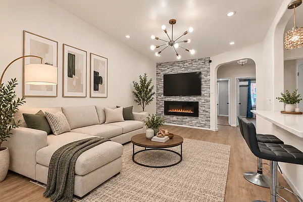 Living room, photo 2