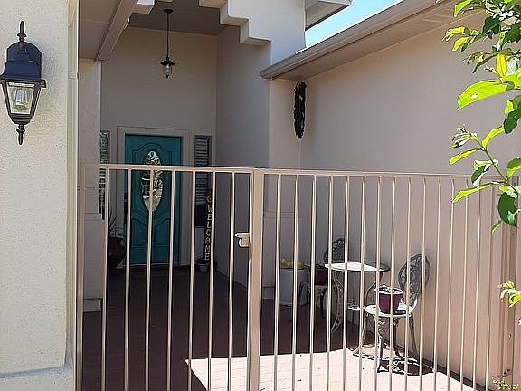 Front and secured entrance