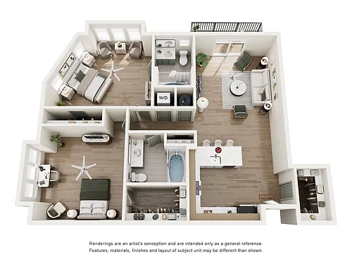 Floor plan McDowell Renovated