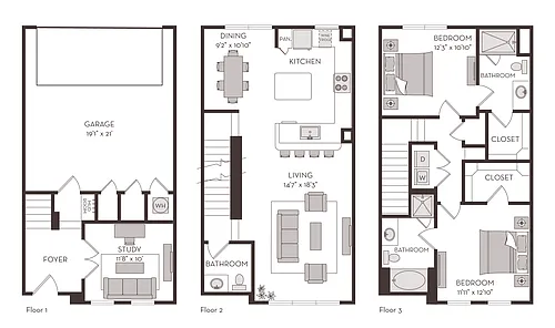 Floor plan TH3