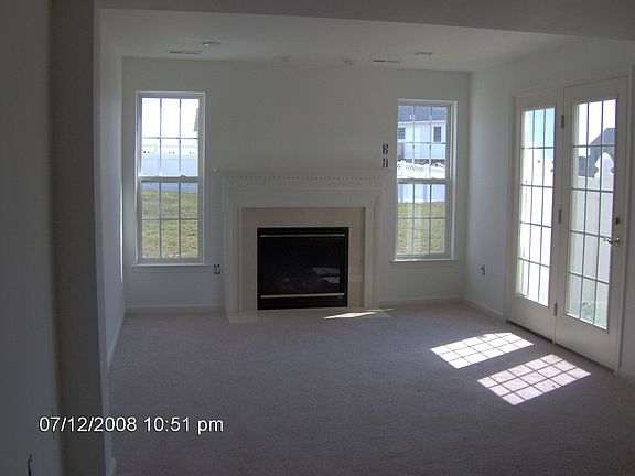 Family room with fireplace