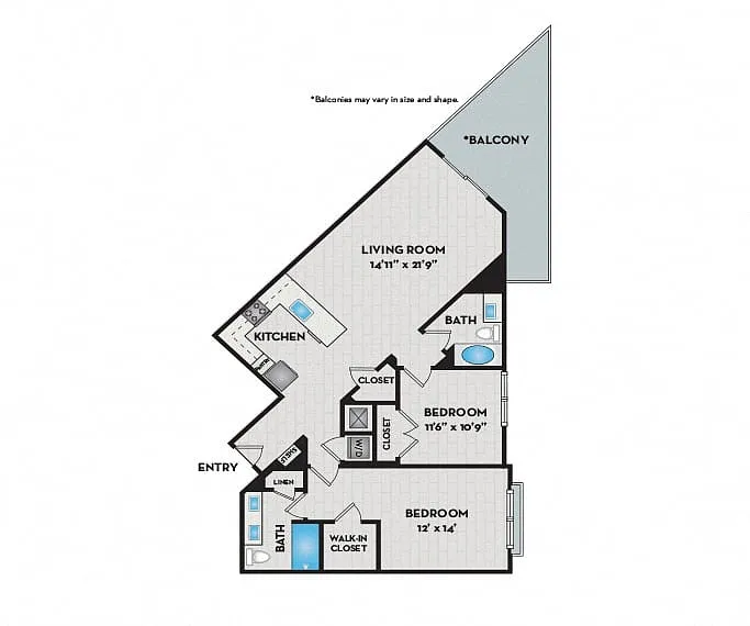 Floor plan 22F2 / Malbec