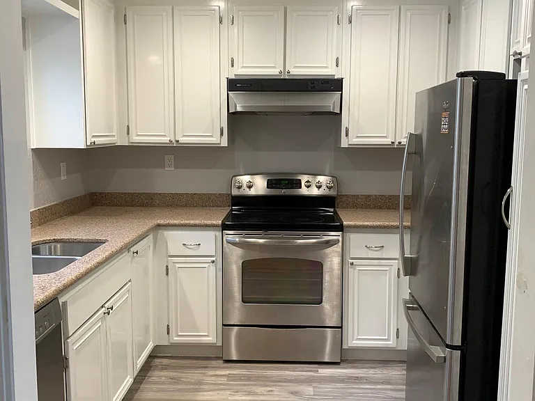 Remodeled kitchen - now has microwave above the oven