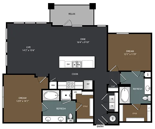 Floor plan B3 West