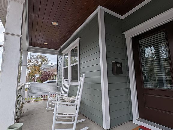 Front porch perfect for morning coffee
