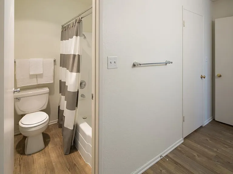 Classic Package II bath with hard surface flooring