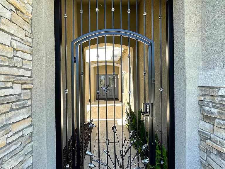 Main Gate with numeric lock